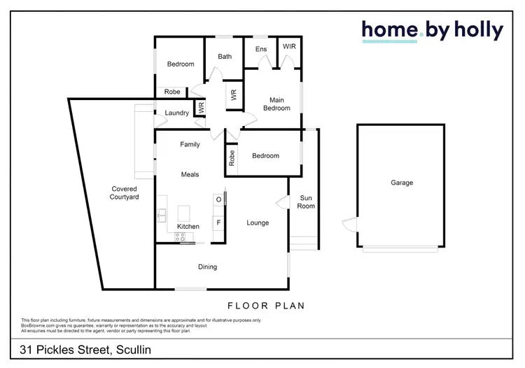 Floorplan of Homely house listing, 31 Pickles Street, Scullin ACT 2614