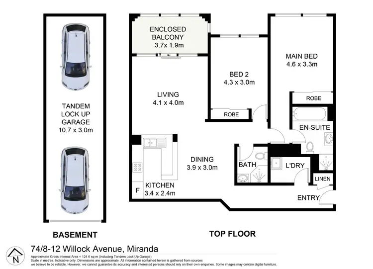 Floorplan of Homely apartment listing, 74/8-12 Willock Avenue, Miranda NSW 2228