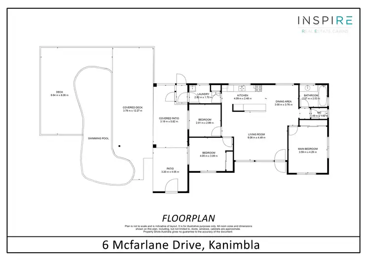 Floorplan of Homely house listing, 6 McFarlane Drive, Kanimbla QLD 4870
