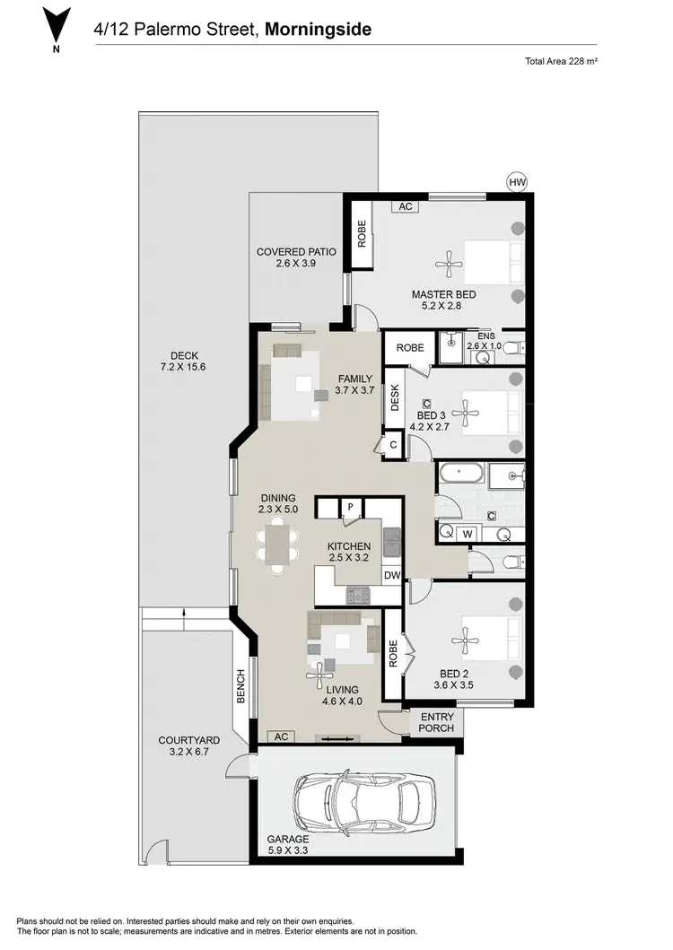 Floorplan of Homely townhouse listing, 4/12 Palermo Street, Morningside QLD 4170