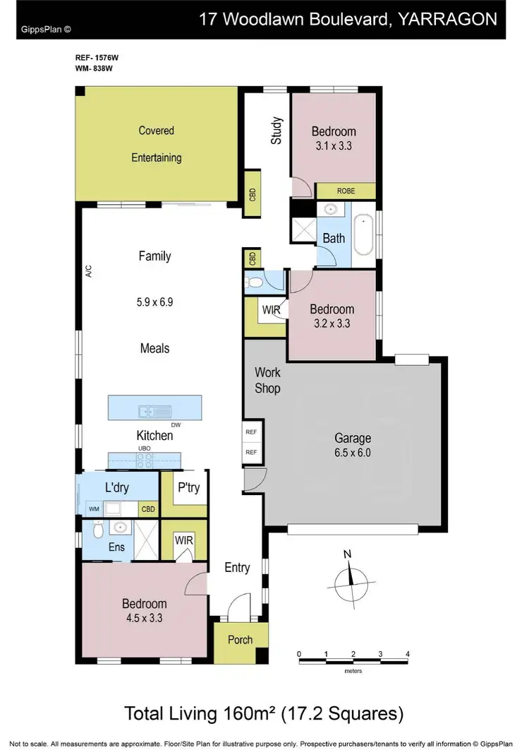 Floorplan of Homely house listing, 17 Woodlawn Boulevard, Yarragon VIC 3823
