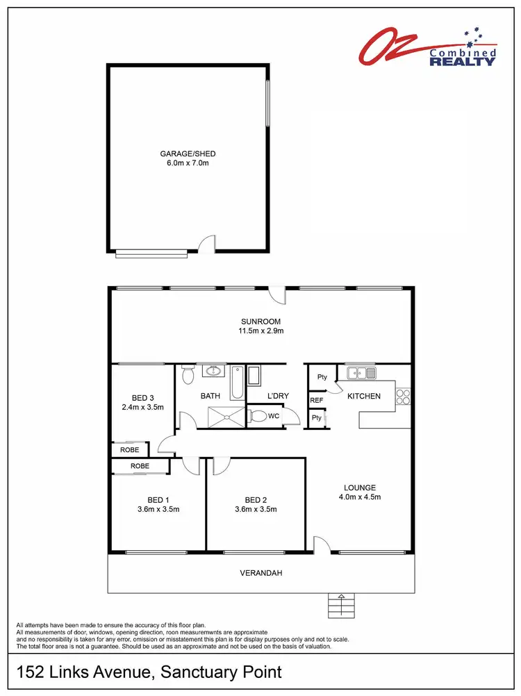 Floorplan of Homely house listing, 152 Links Avenue, Sanctuary Point NSW 2540