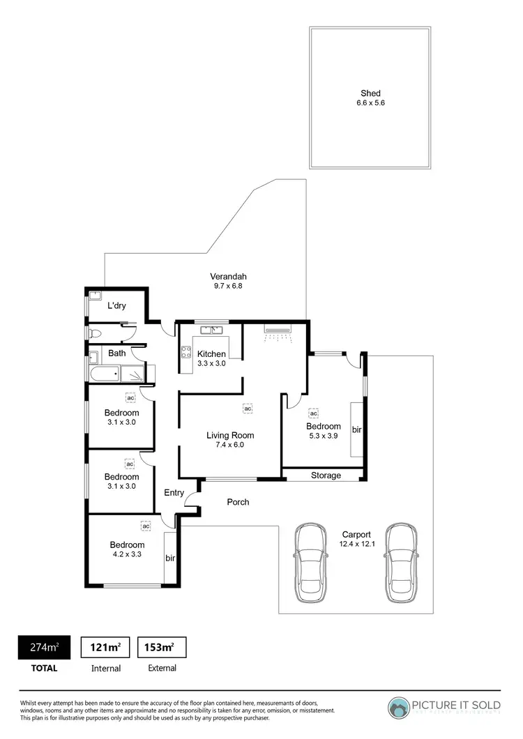 Floorplan of Homely house listing, 3 Glen Rovala Street, Brahma Lodge SA 5109