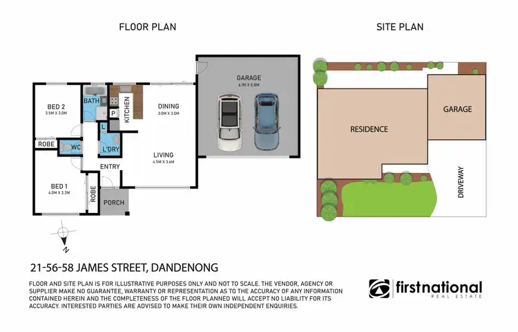 Floorplan of Homely unit listing, 21/56-58 James Street, Dandenong VIC 3175