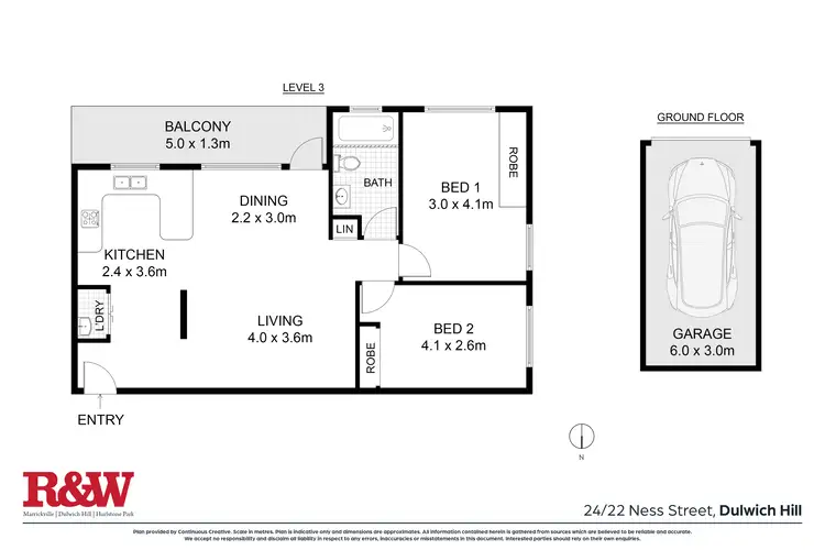 Floorplan of Homely apartment listing, 24/22 Ness Avenue, Dulwich Hill NSW 2203