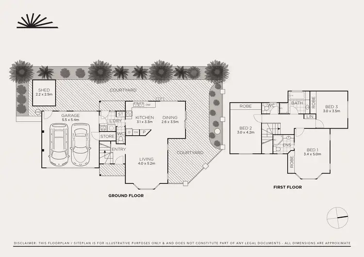 Floorplan of Homely townhouse listing, 5/6-8 Lehane Plaza, Dolans Bay NSW 2229