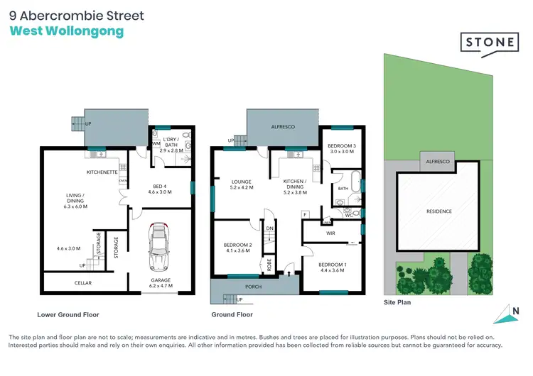 Floorplan of Homely house listing, 9 Abercrombie Street, West Wollongong NSW 2500