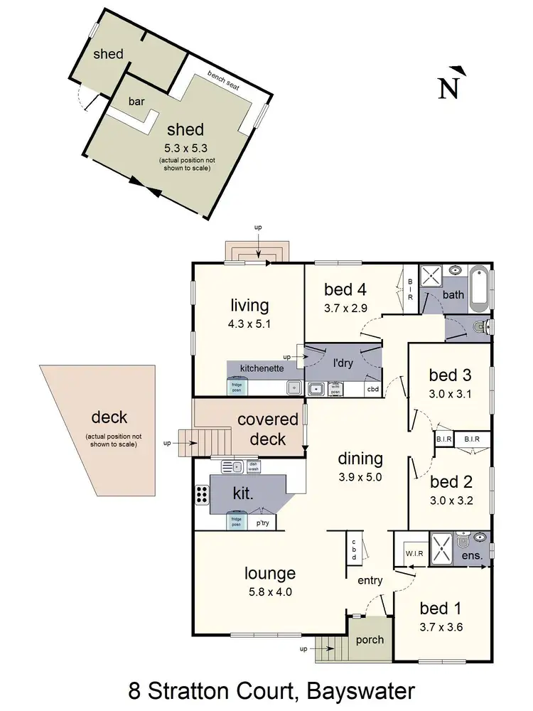 Floorplan of Homely house listing, 8 Stratton Court, Bayswater VIC 3153