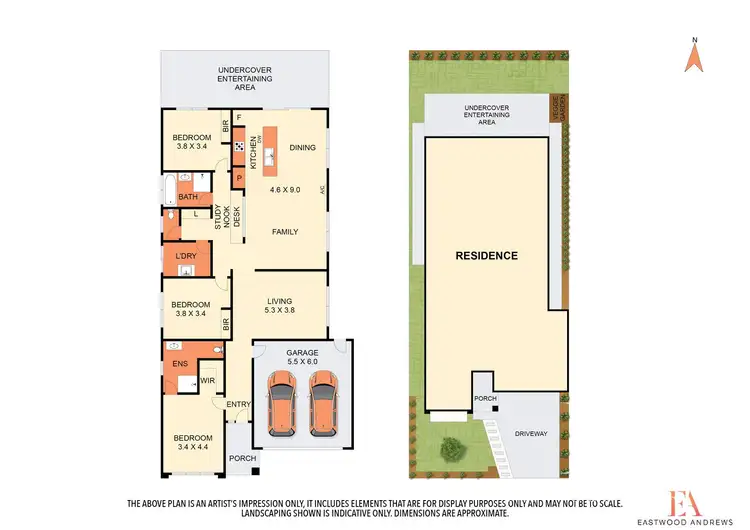 Floorplan of Homely house listing, 135 Coastside Drive, Armstrong Creek VIC 3217