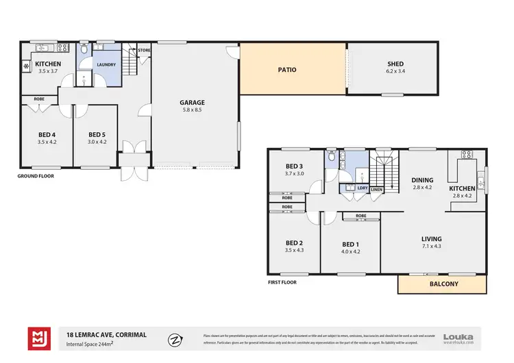 Floorplan of Homely house listing, 18 Lemrac Avenue, Corrimal NSW 2518
