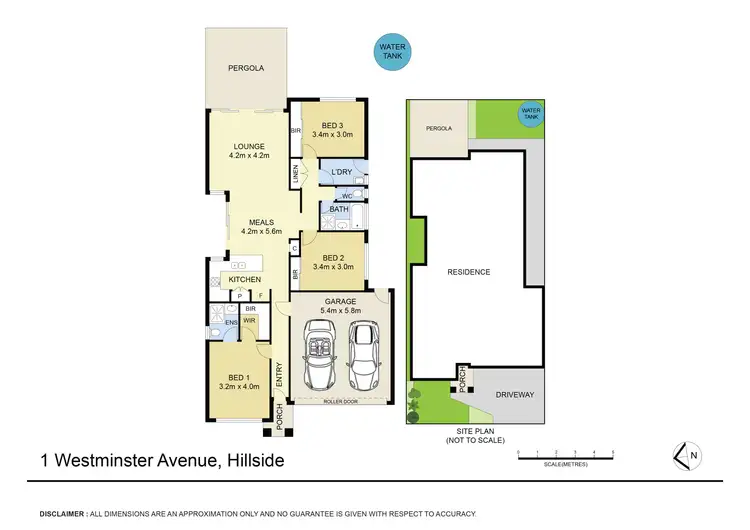 Floorplan of Homely house listing, 1 Westminster Avenue, Hillside VIC 3037
