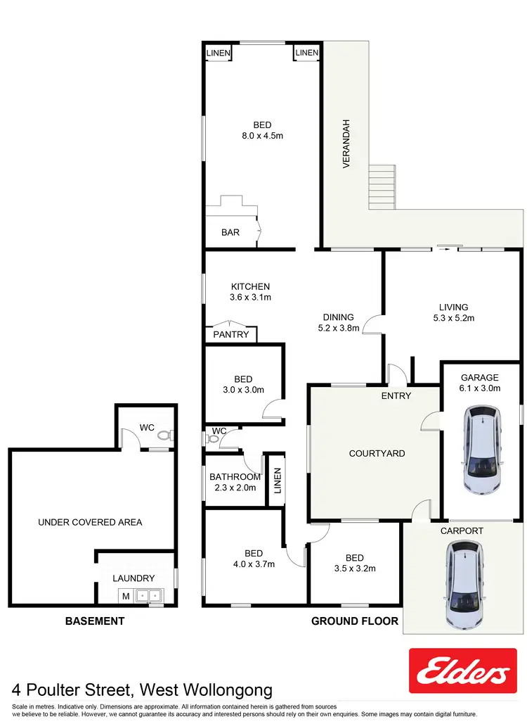 Floorplan of Homely house listing, 4 Poulter Street, West Wollongong NSW 2500