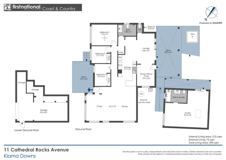 Floorplan of Homely house listing, 11 Cathedral Rocks Avenue, Kiama Downs NSW 2533
