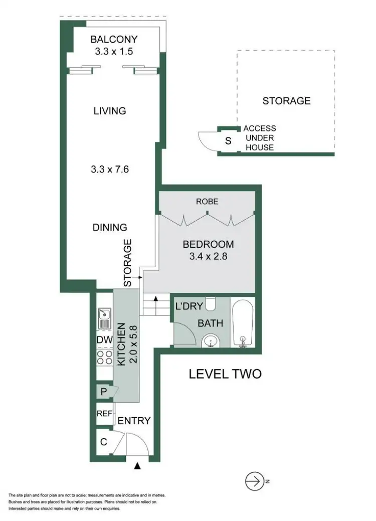 Floorplan of Homely apartment listing, 203/199 Regent Street, Redfern NSW 2016