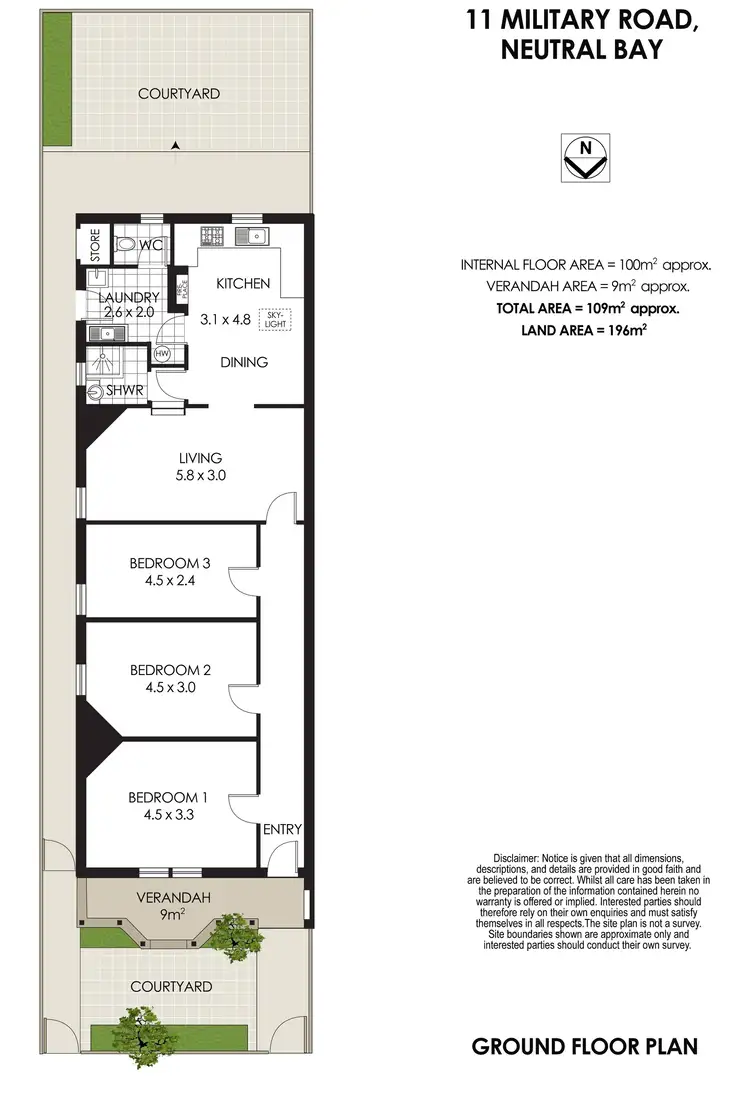 Floorplan of Homely house listing, 11 Military Road, Neutral Bay NSW 2089