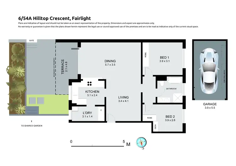 Floorplan of Homely apartment listing, 6/54a Hilltop Crescent, Fairlight NSW 2094