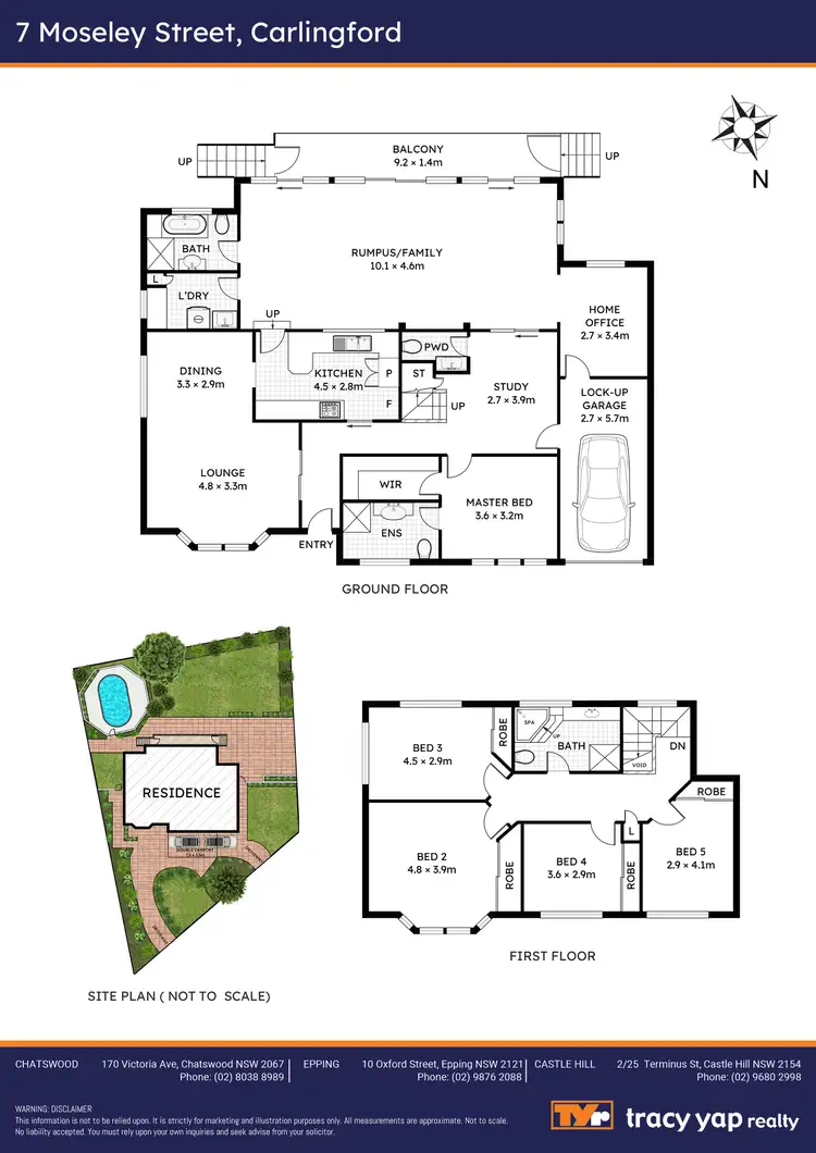 Floorplan of Homely house listing, 7 Moseley Street, Carlingford NSW 2118