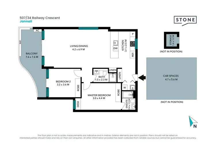 Floorplan of Homely unit listing, 507/34 Railway Crescent, Jannali NSW 2226
