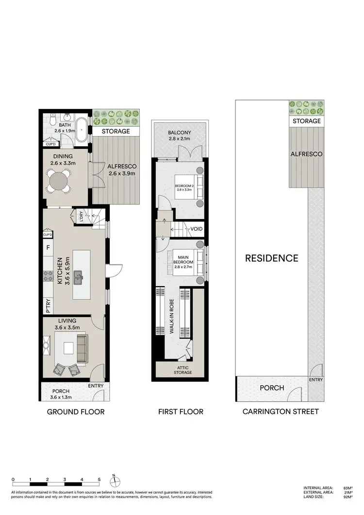Floorplan of Homely house listing, 10 Carrington Street, Balmain NSW 2041