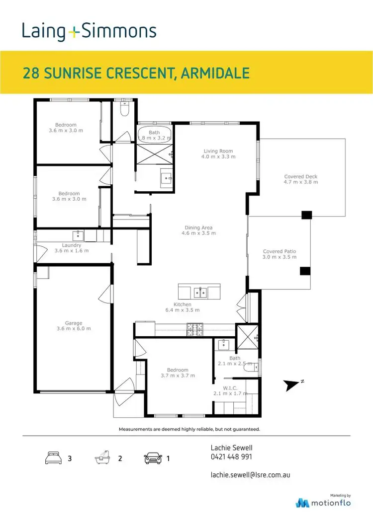 Floorplan of Homely house listing, 28 Sunrise Crescent, Armidale NSW 2350