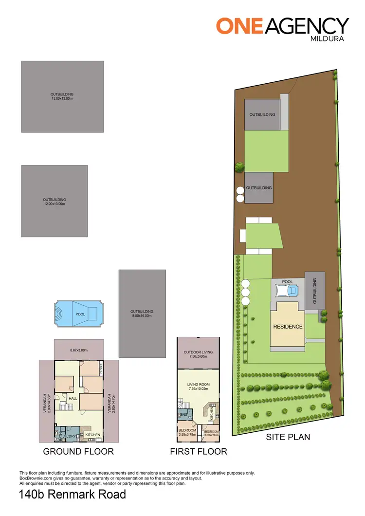 Floorplan of Homely house listing, 140b Renmark Road, Wentworth NSW 2648