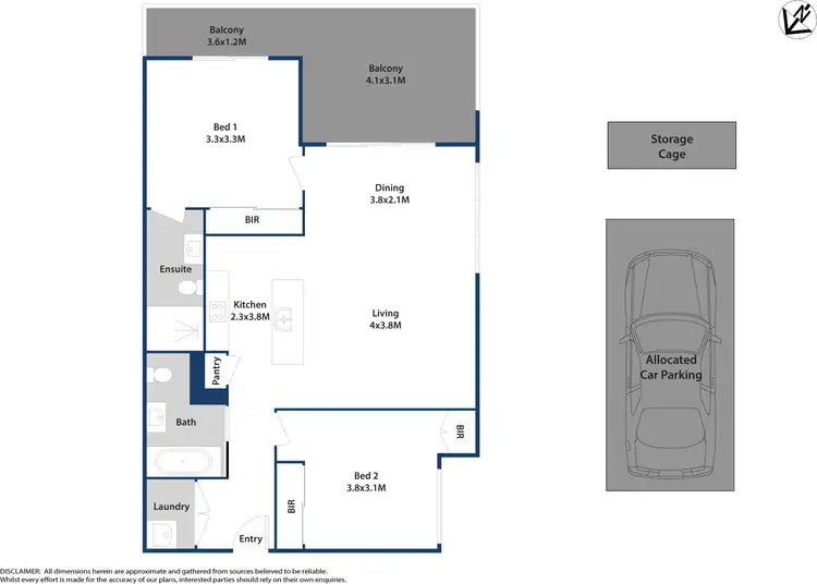 Floorplan of Homely apartment listing, 19/80-82 Aurelia Street, Toongabbie NSW 2146
