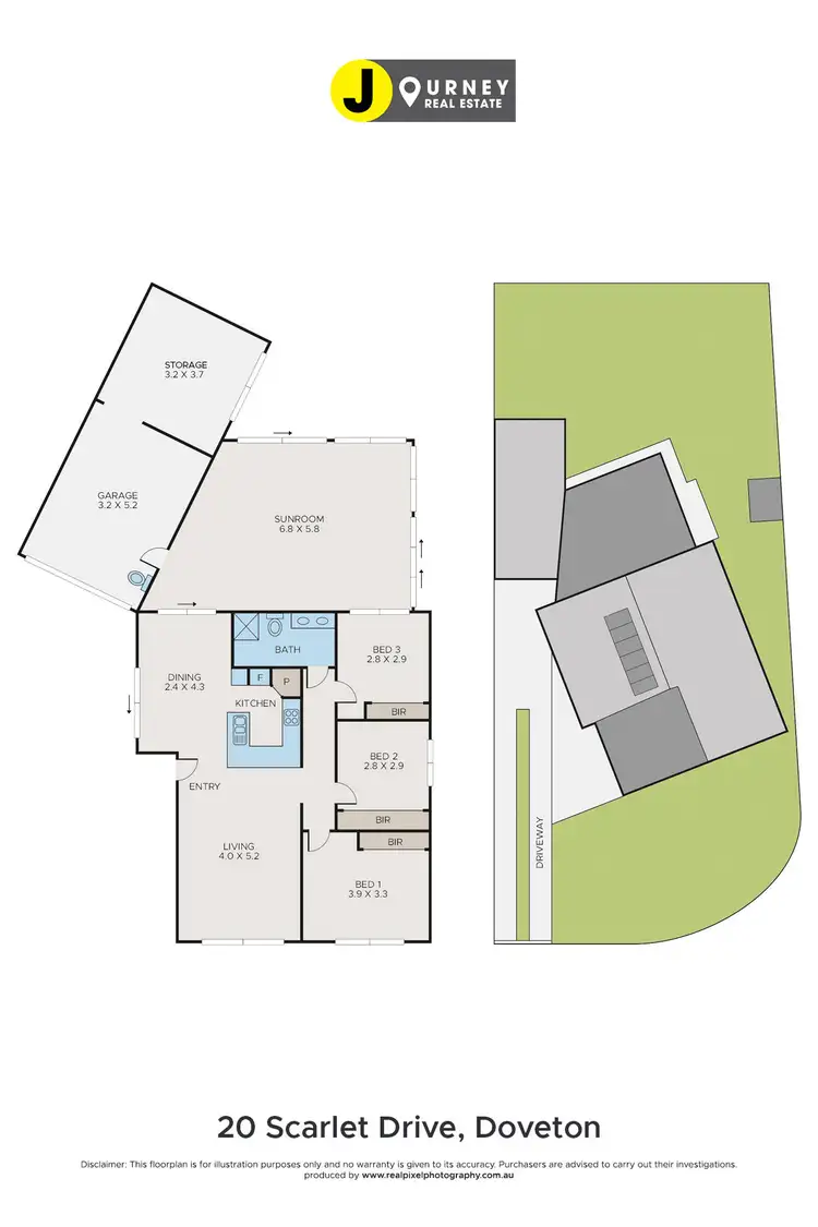 Floorplan of Homely house listing, 20 Scarlet Drive, Doveton VIC 3177