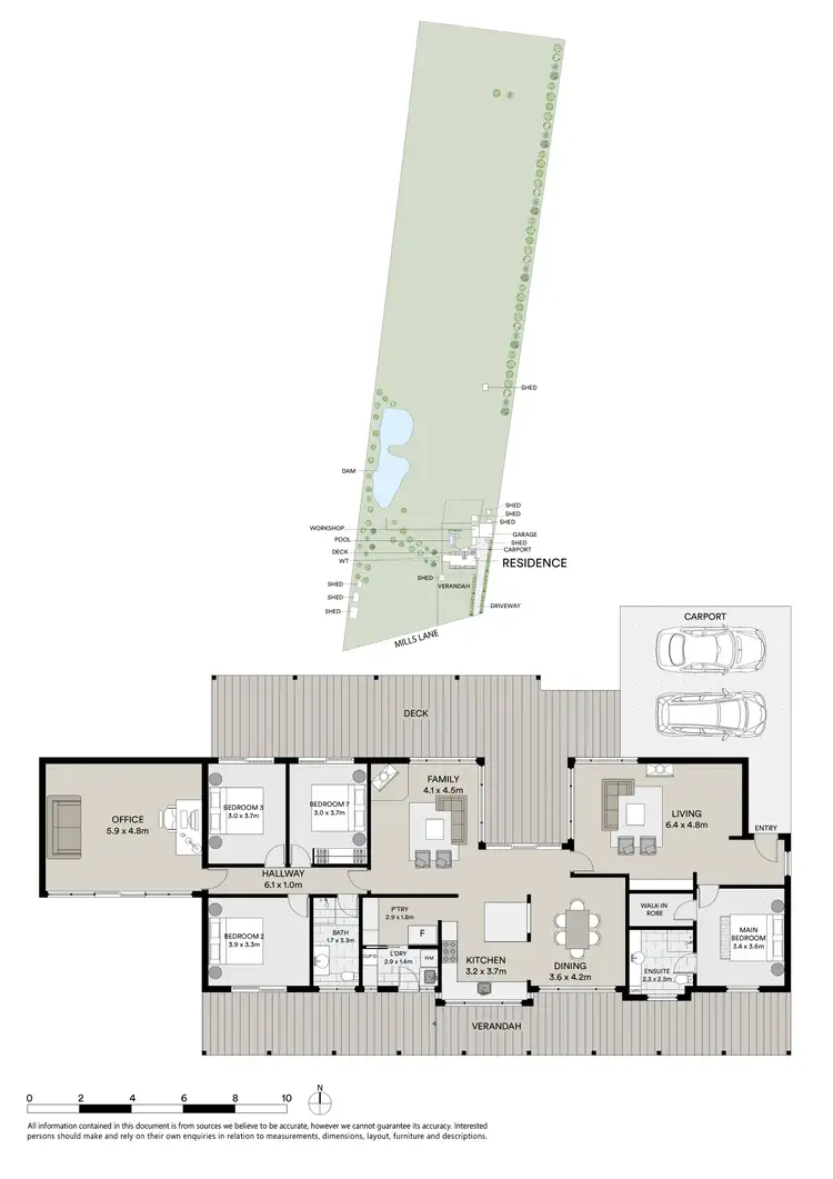 Floorplan of Homely house listing, 20 Mills Lane, Gordon VIC 3345