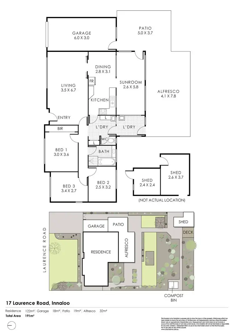 Floorplan of Homely house listing, 17 Laurence Road, Innaloo WA 6018