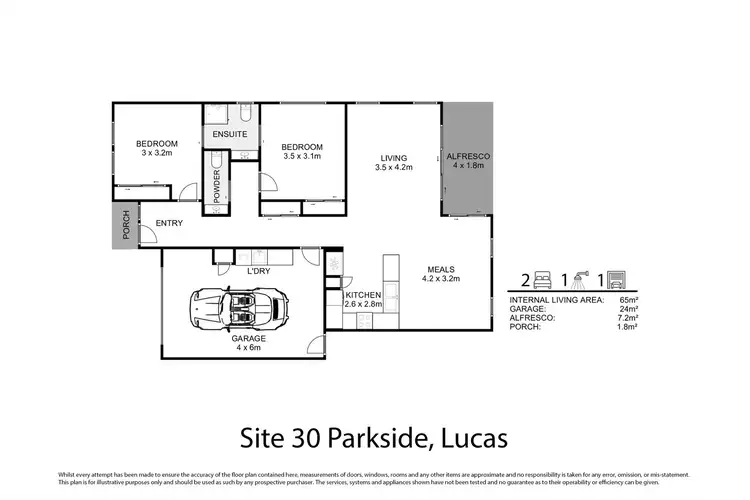 Floorplan of Homely retirement listing, 30/65 Eleanor Drive, Lucas VIC 3350