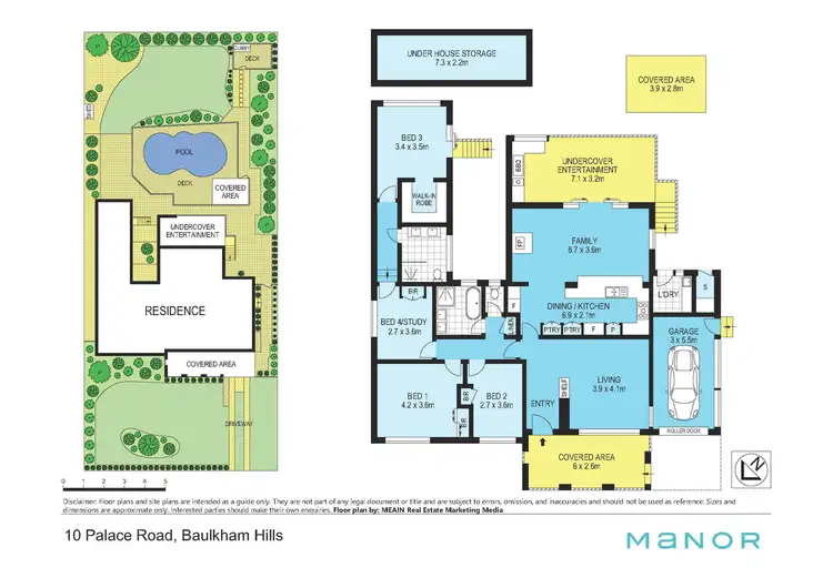 Floorplan of Homely house listing, 10 Palace Road, Baulkham Hills NSW 2153