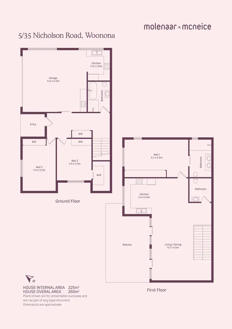Floorplan of Homely townhouse listing, 5/35 Nicholson Road, Woonona NSW 2517