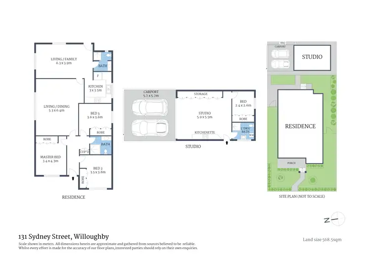 Floorplan of Homely house listing, 131 Sydney Street, Willoughby NSW 2068
