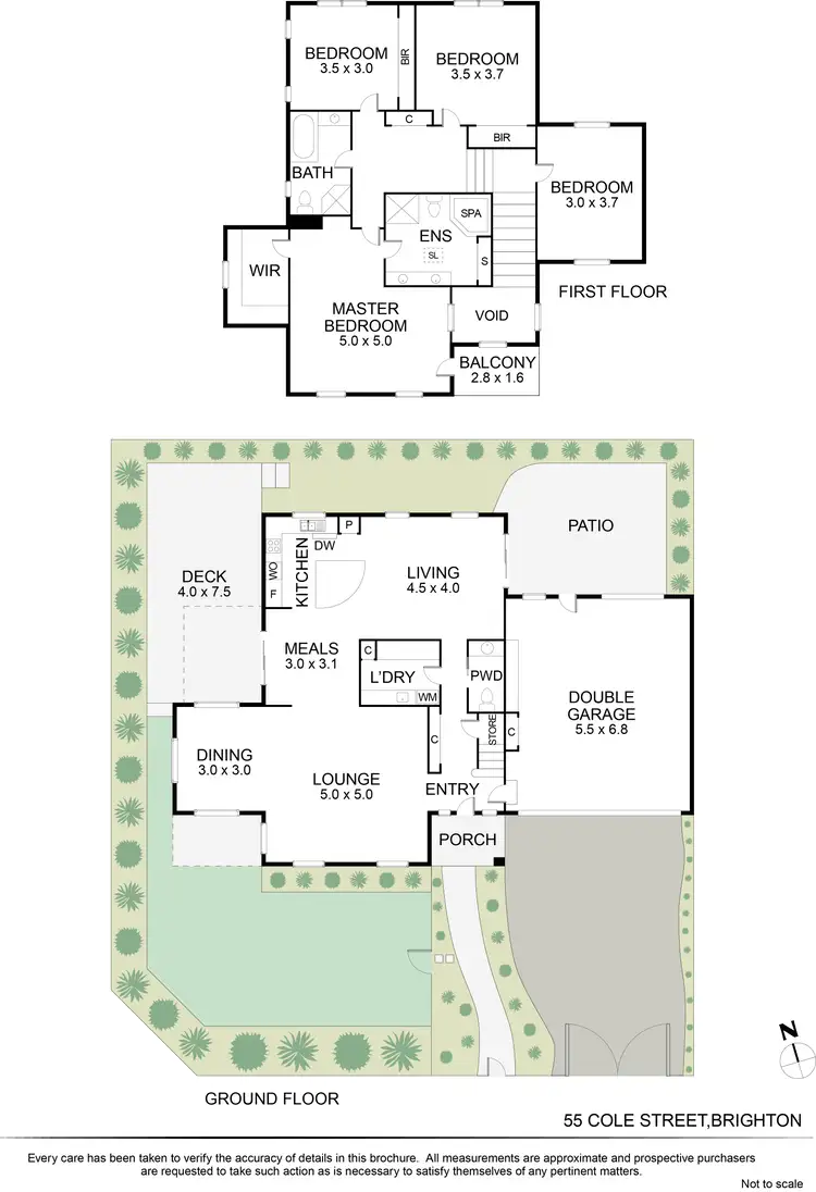 Floorplan of Homely house listing, 55 Cole Street, Brighton VIC 3186