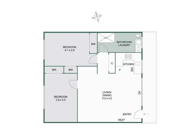 Floorplan of Homely unit listing, 15/34-35 Nepean Highway, Aspendale VIC 3195