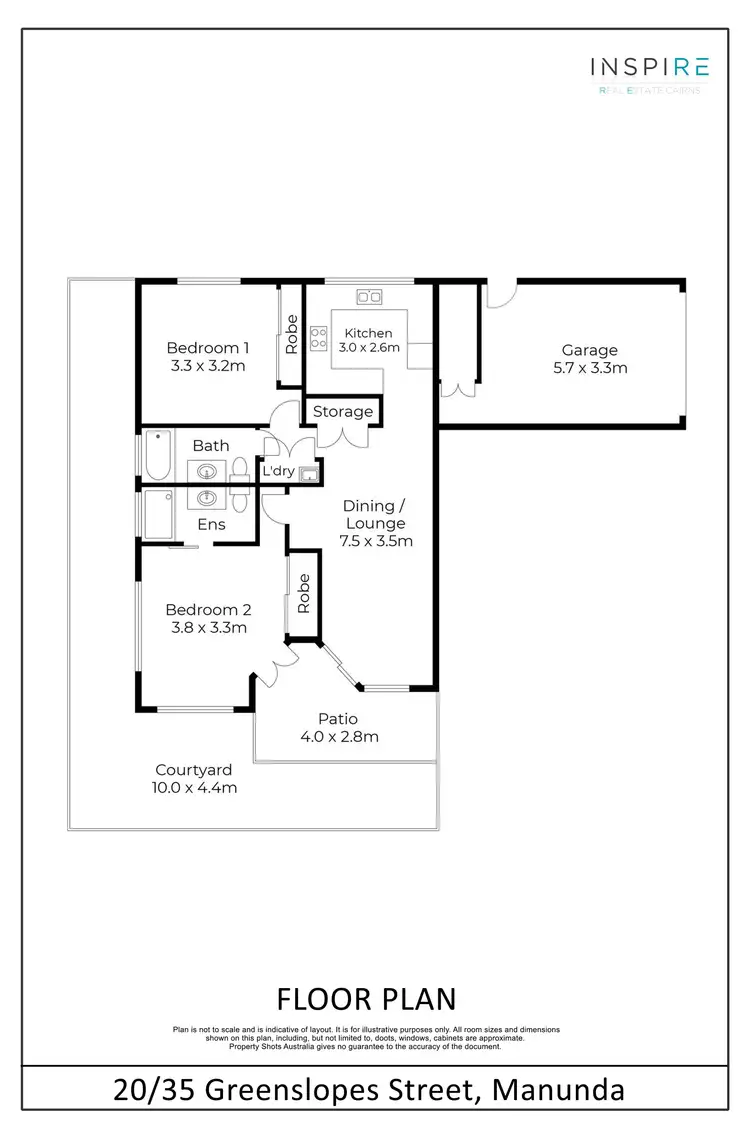 Floorplan of Homely unit listing, 20/35 Greenslopes Street, Manunda QLD 4870