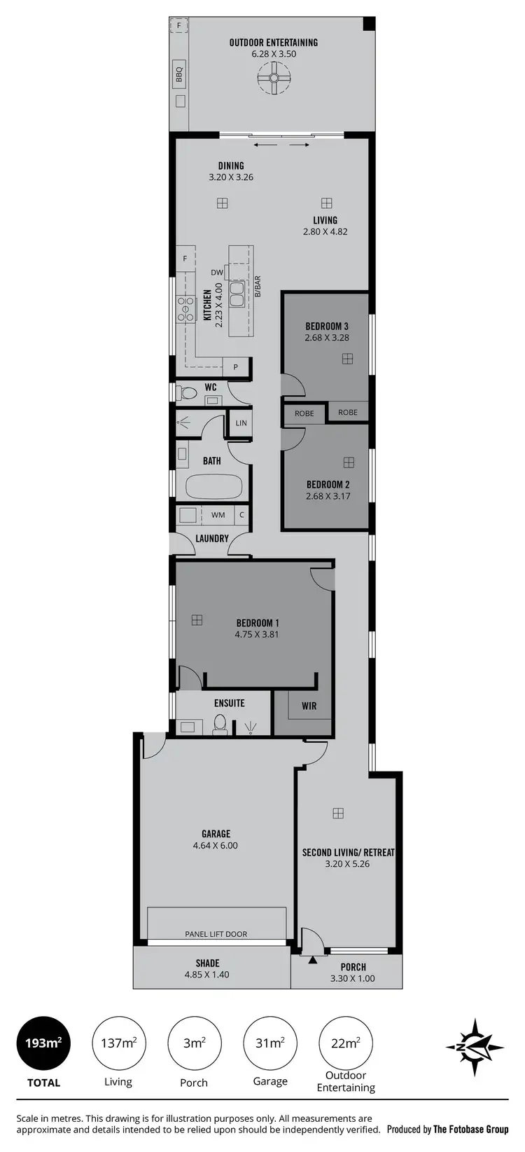 Floorplan of Homely house listing, 3a Fairford Terrace, Semaphore Park SA 5019