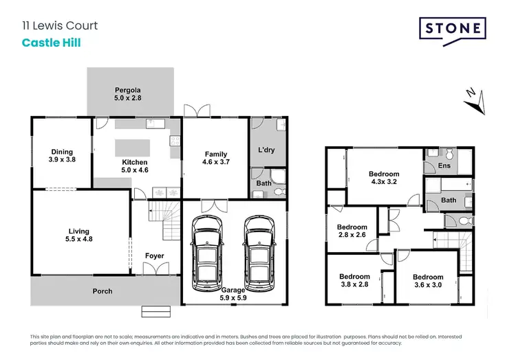 Floorplan of Homely house listing, 11 Lewis Court, Castle Hill NSW 2154