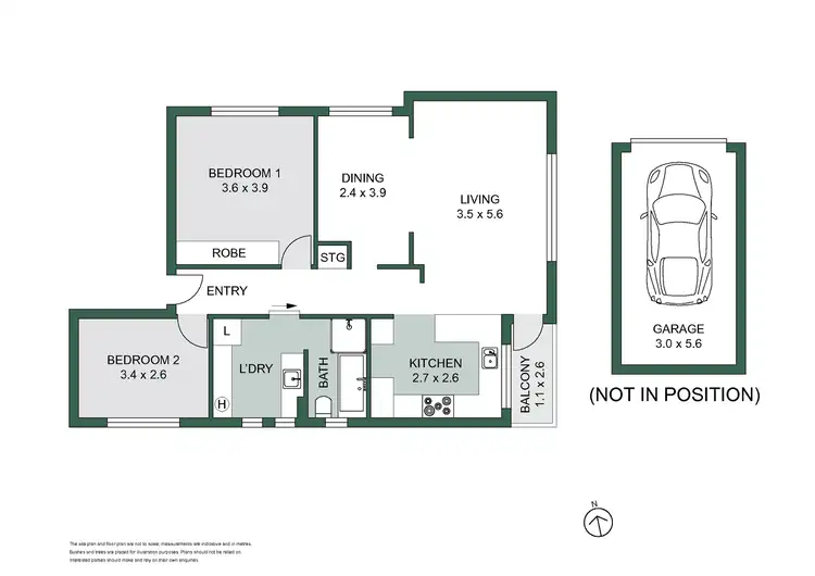 Floorplan of Homely unit listing, 3/65 West Street, Balgowlah NSW 2093