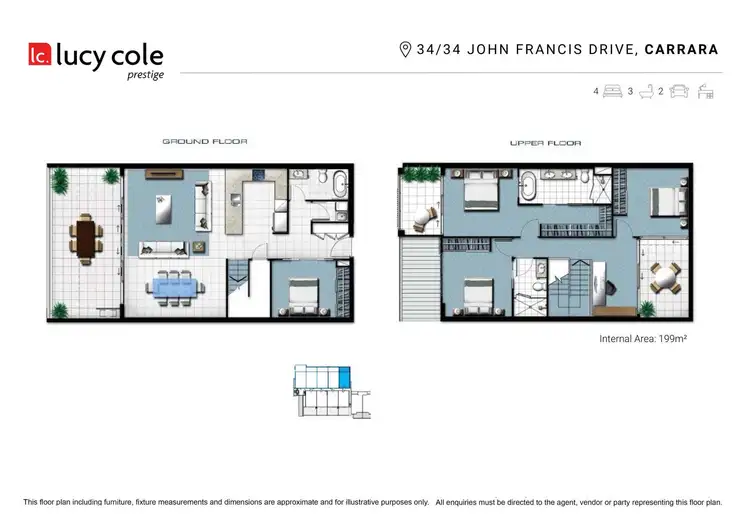 Floorplan of Homely apartment listing, 34/34 John Francis Drive, Carrara QLD 4211