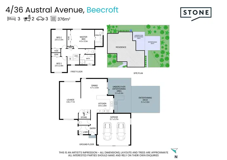 Floorplan of Homely house listing, 4/36 Austral Avenue, Beecroft NSW 2119