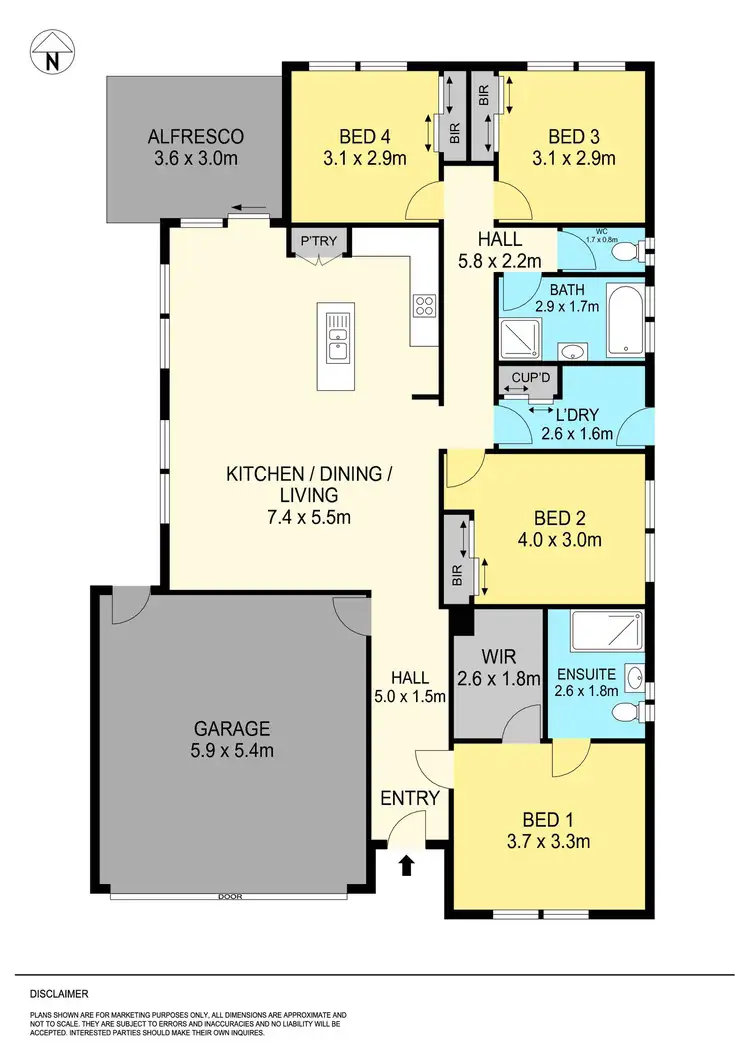 Floorplan of Homely house listing, 11 Scanlon Street, Lucas VIC 3350