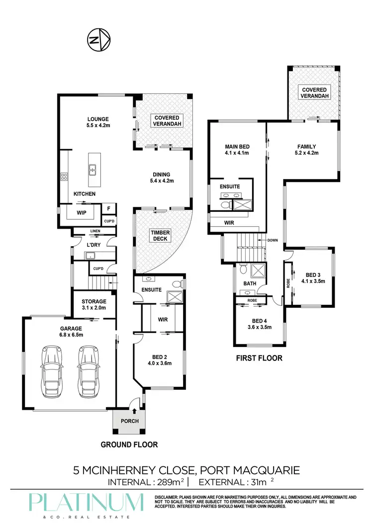 Floorplan of Homely house listing, 5 Mcinherney Close, Port Macquarie NSW 2444
