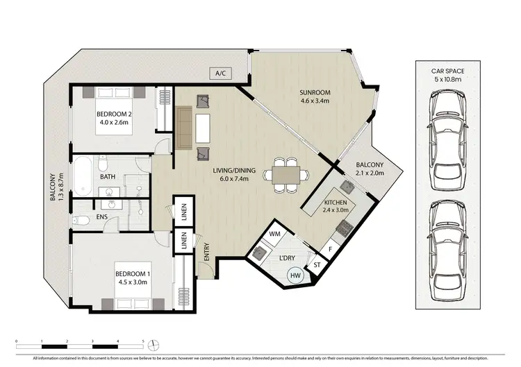 Floorplan of Homely unit listing, 33/3 Good Street, Parramatta NSW 2150