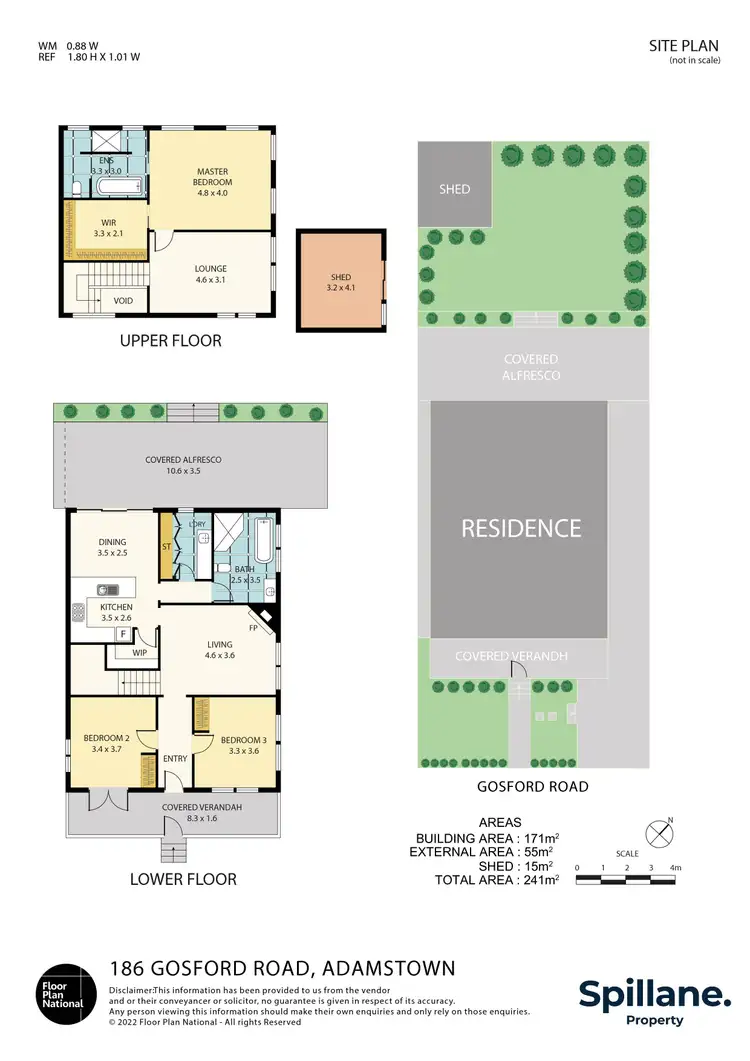 Floorplan of Homely house listing, 186 Gosford Road, Adamstown NSW 2289