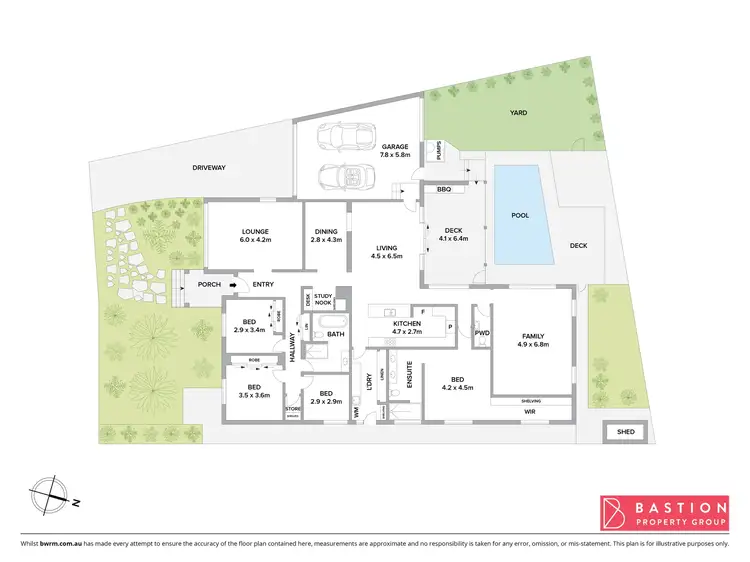 Floorplan of Homely house listing, 25 Blair Street, Watson ACT 2602