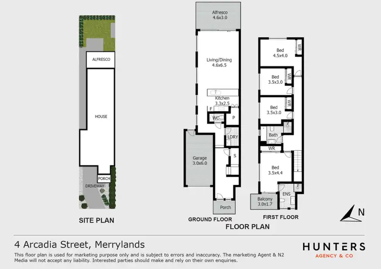 Floorplan of Homely house listing, 4 Arcadia Street, Merrylands NSW 2160