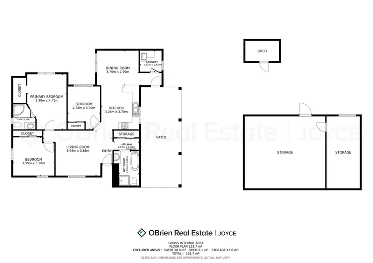 Floorplan of Homely house listing, 101 Burke Street, Wangaratta VIC 3677