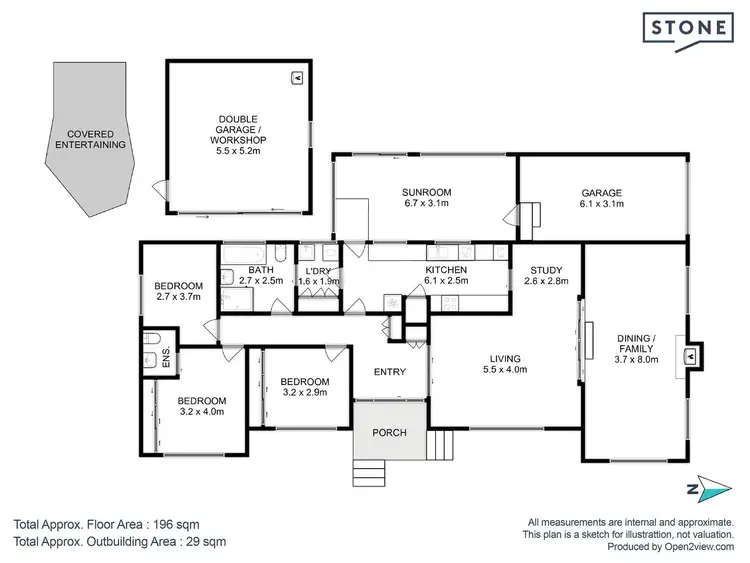Floorplan of Homely house listing, 1 Selby Road, Kettering TAS 7155