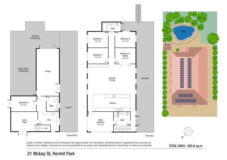 Floorplan of Homely house listing, 21 McKay Street, Hermit Park QLD 4812